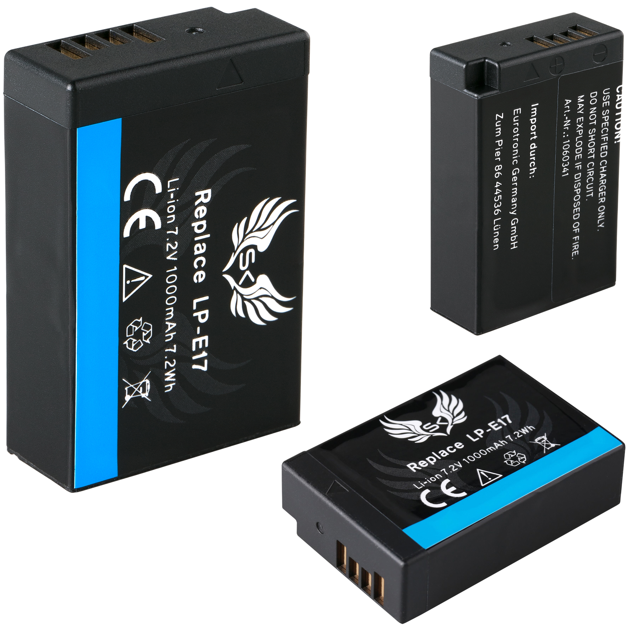 SK Akku für Canon LPE17 1000mAh / Speed Charger LPE17 EOS RP M6 Teildekodiert eBay