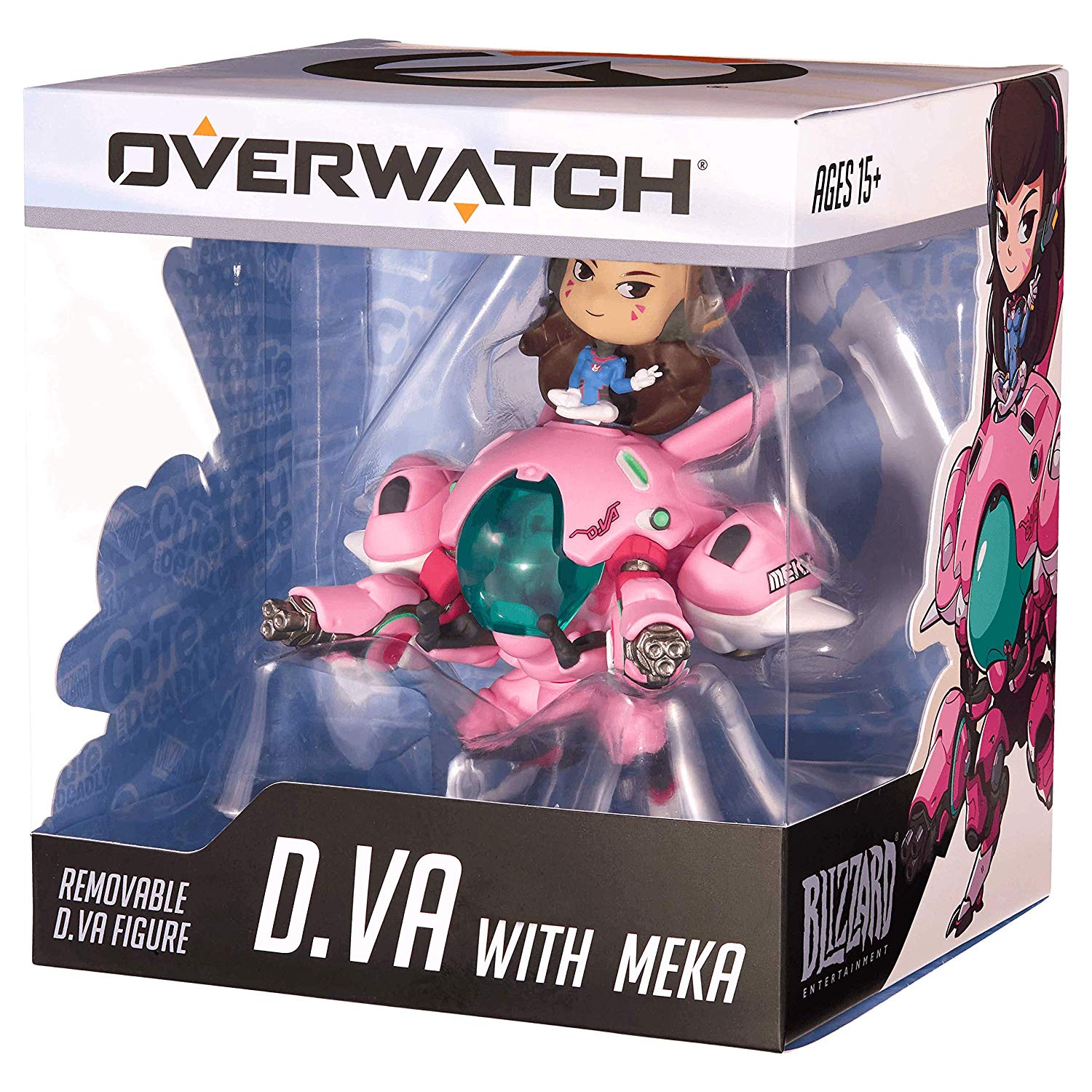 Overwatch - Cute but Deadly Figur - D.VA with Meka (13 cm)